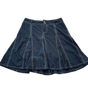 Athleta Tennis Skirt Skort Black Activewear Walking Jogging light weight Size 8